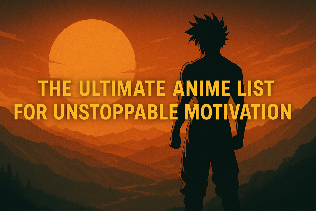 The Ultimate Anime List for Unstoppable Motivation